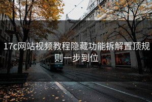 17c网站视频教程隐藏功能拆解置顶规则一步到位