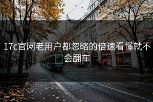 17c官网老用户都忽略的倍速看懂就不会翻车